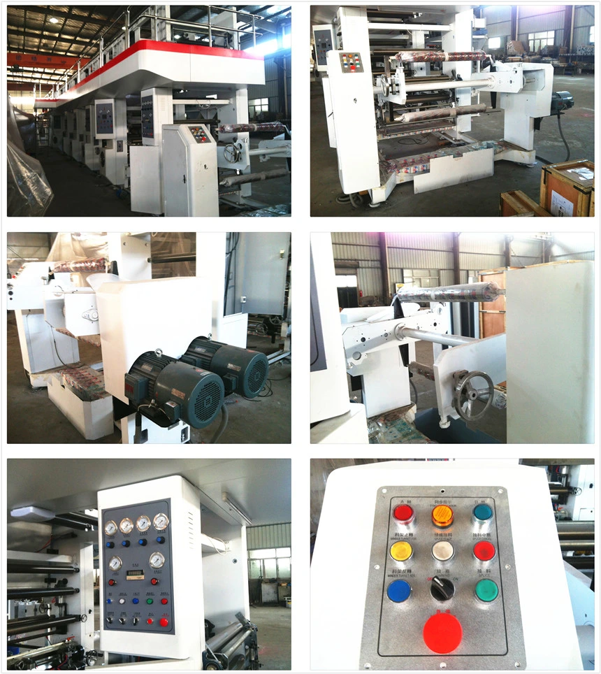 Multicolors Gravure Printing Machine for Film Paper Aluminum Foil