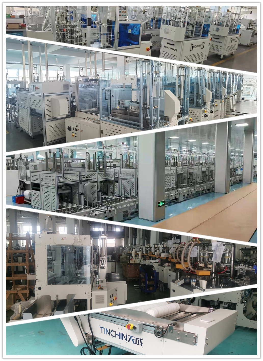 Disposable Biodegradable Paper Plastic Cup Bowl Eco Friendly Cup Sleeve Counting Printing Packing Production Line Machine