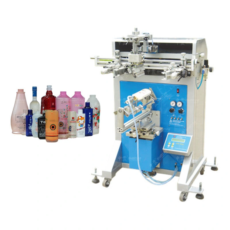 Bottle Screen Printing Machine for Ferfume Bottle Round Glass Plastic Cup Tube Printer machinery