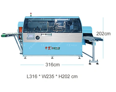 Fully Automatic Single Color Bottle Silk Screen Printer Screen Printing Machine for Bottles