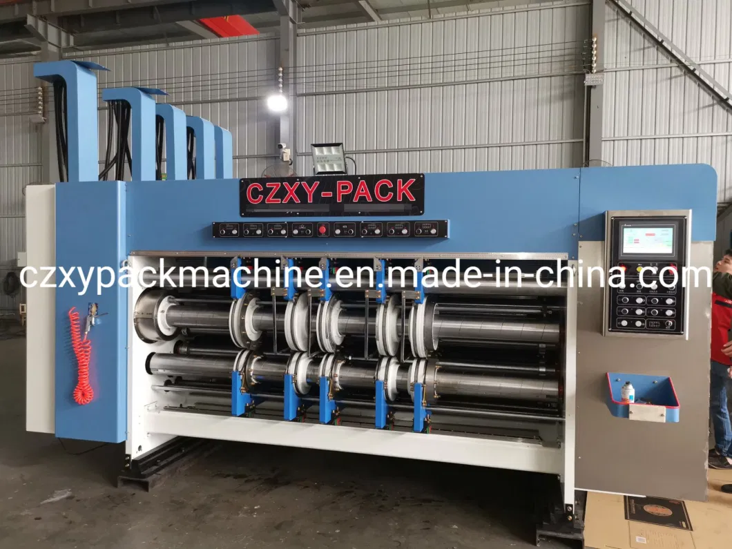 High Speed Automatic Flexo Ink Corrugated Carton Printer Slotting Die Cutting Machinery