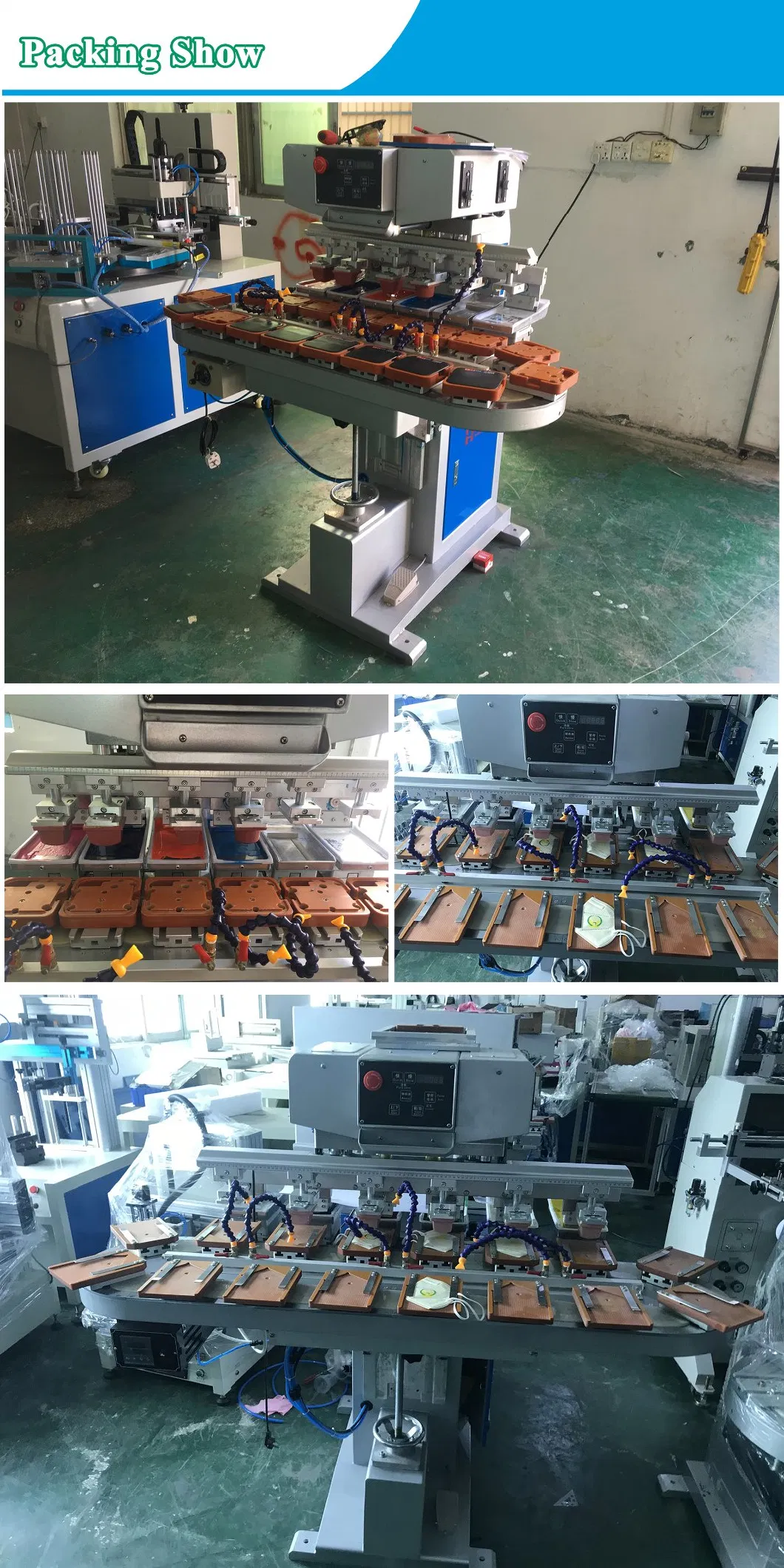 6 Colors Pad Printing Machine for Plastic Cover