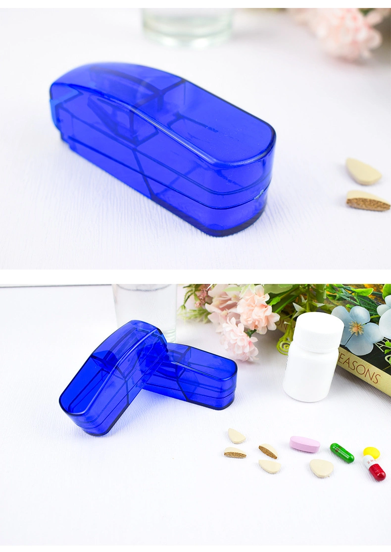 Factory Wholesale Cheap Pill Cursher High Quality Transparent Promotional Pill Cutter