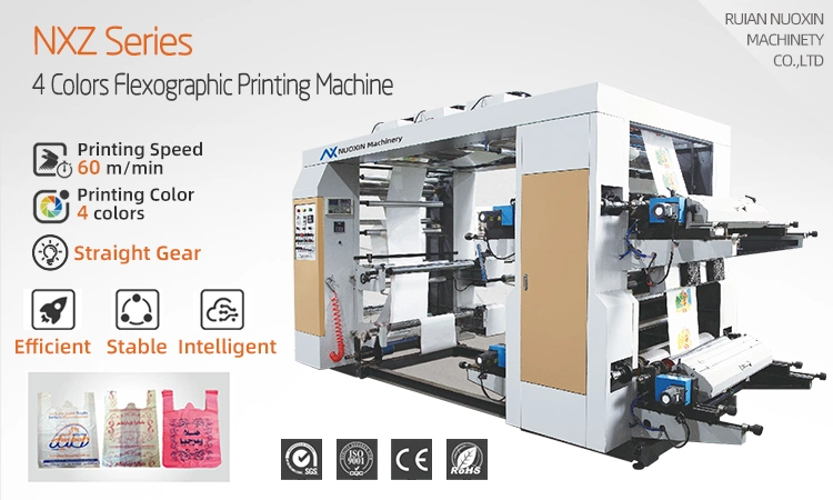 plastic Bags Printer, Pet Film paper Bag Papre Paprt Cup Printing Machine