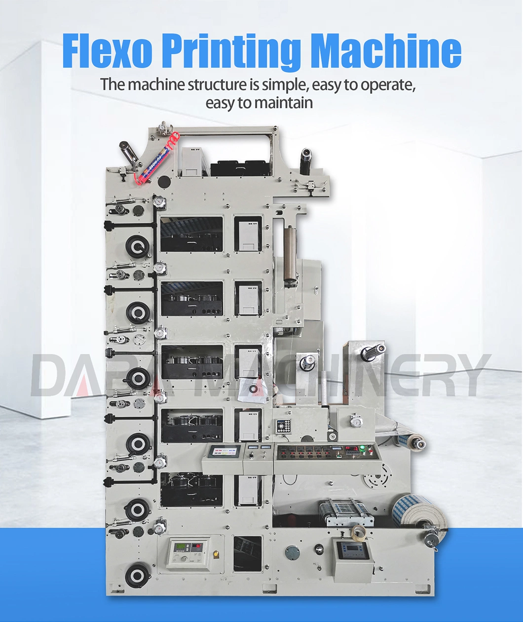 6 Color Cutting and Flexo Printing Machine for Disposable Ready Paper Coffee Cups Fan