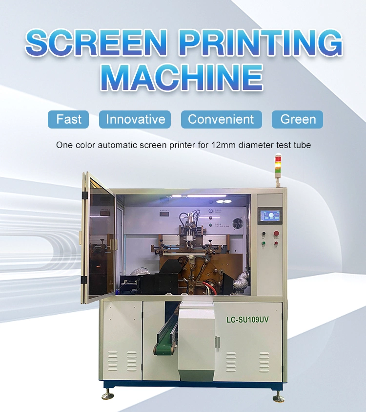 Automatic Plastic Tube Screen Printing Machine Lipstick Tube Screen Printer