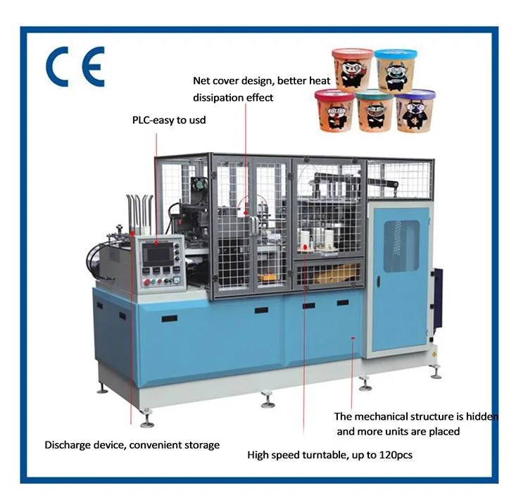 Multipurpose Coffee Cup Making Machine Disposable Paper Cylindrical Screen Printing Machine