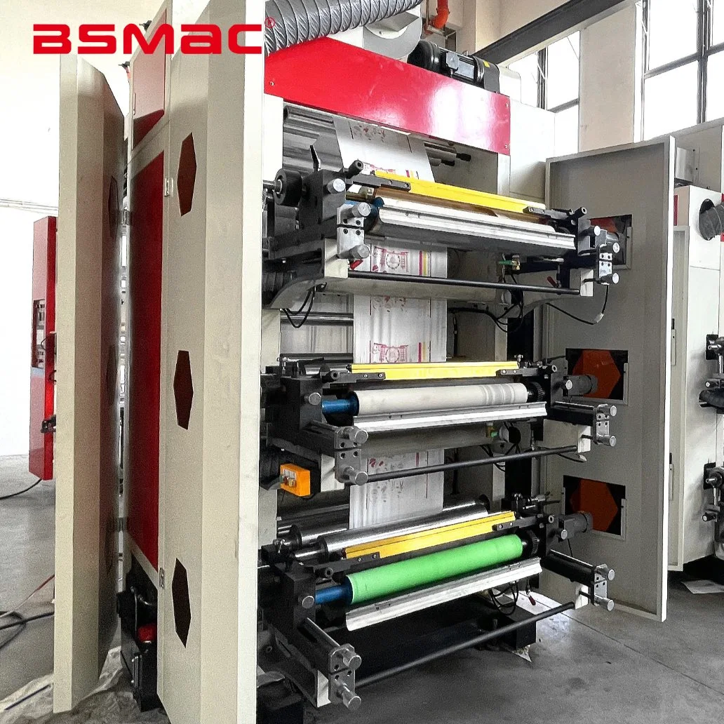 High Speed 6 Colors Film PE Flexo Printing Machine in Flexographic Printer