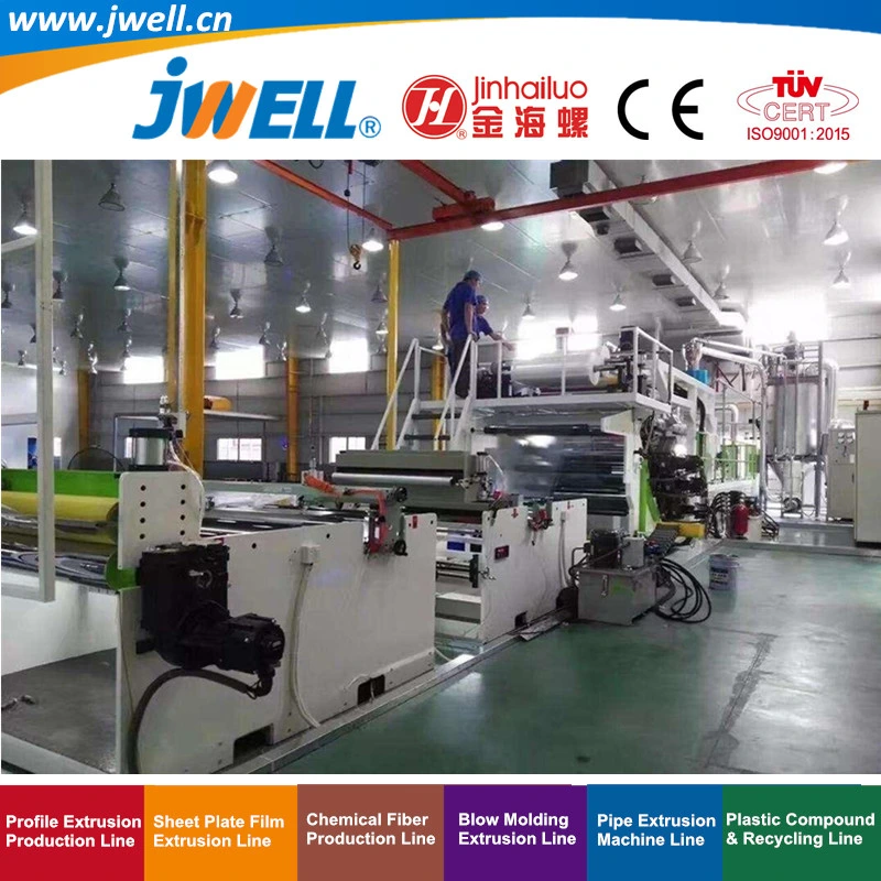 Jwell-PLA Pet Plastic Biodegradable Sheet Recycling Plastic Cup Making Extrusion Machine for Food Packing|3-D Printing|Garbage Bag|Agricultural Mulch Film