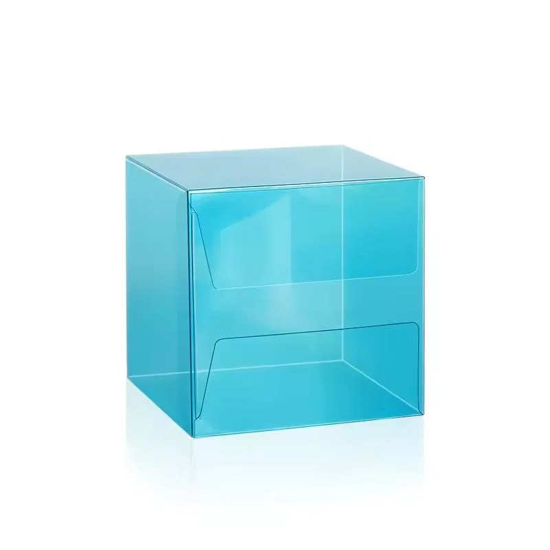 Transparent Printed Folding Packaging Plastic Cosmetic Gift Box