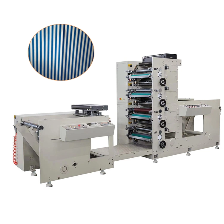 Multicolor Automatic Adhesive Paper Flexo Printing Machine