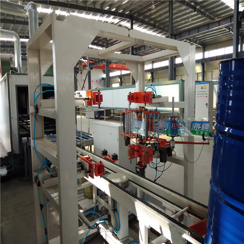 Pail Printer Automatic Offset Printing Machine Cylindrical 60-90L Steel Barrel Dry Offset Printing Machine