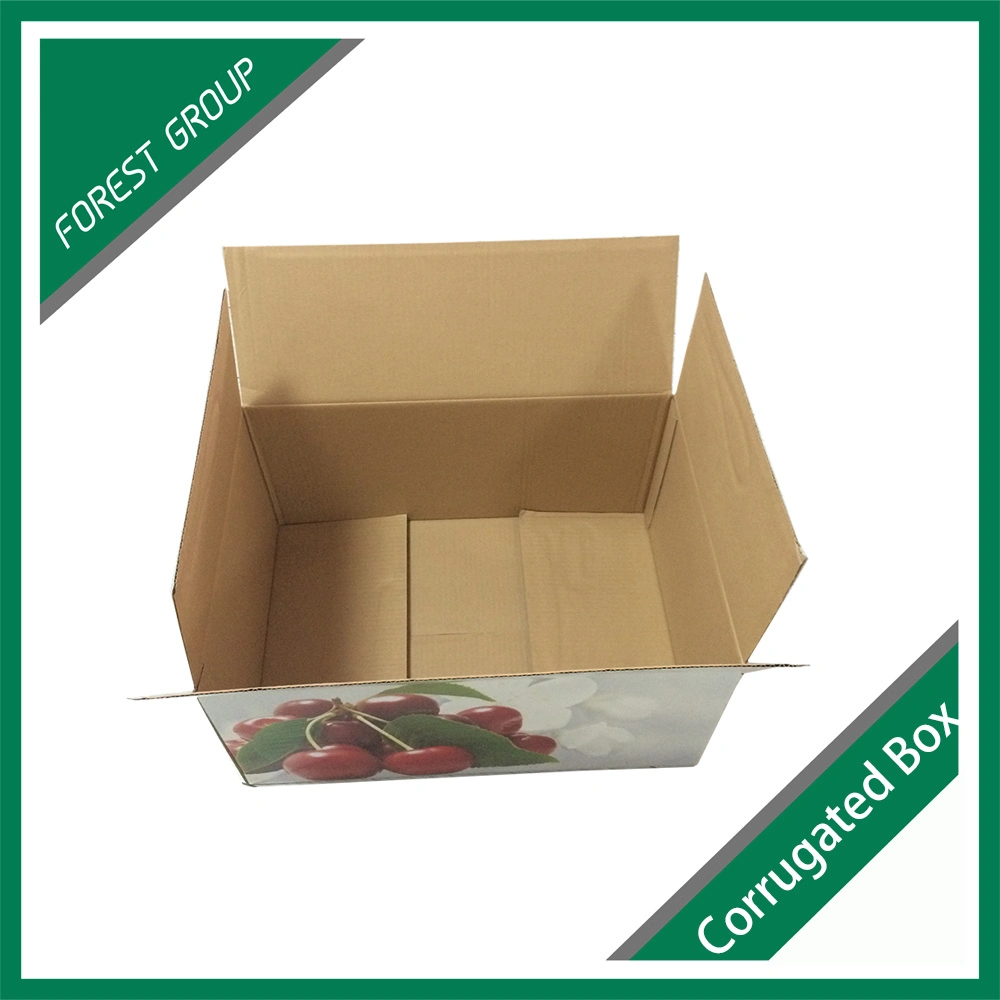 Offset Printing Cherry Fruit Corrugated Paper Box