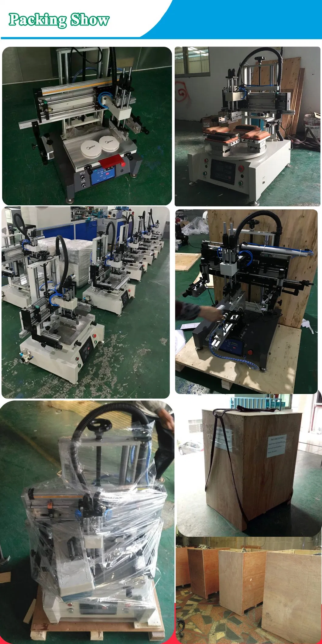 Tabletop Round Screen Printer for Silicon Wristband