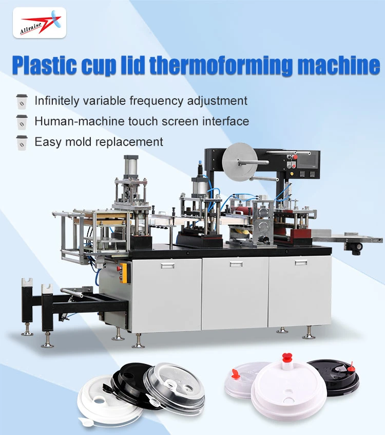 Plastic Paper Cup Lid Thermoforming Making Machine PP Pet Cup Cover Forming Machine