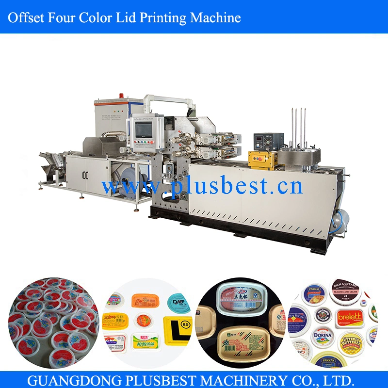 Offset Plastic PP PS Pet Bowl Lid Printer Machine for Cup Making Machine