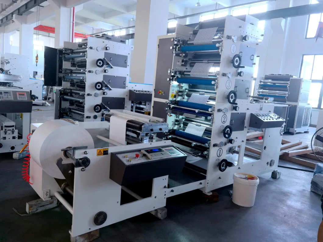 Multicolor Automatic Adhesive Paper Flexo Printing Machine