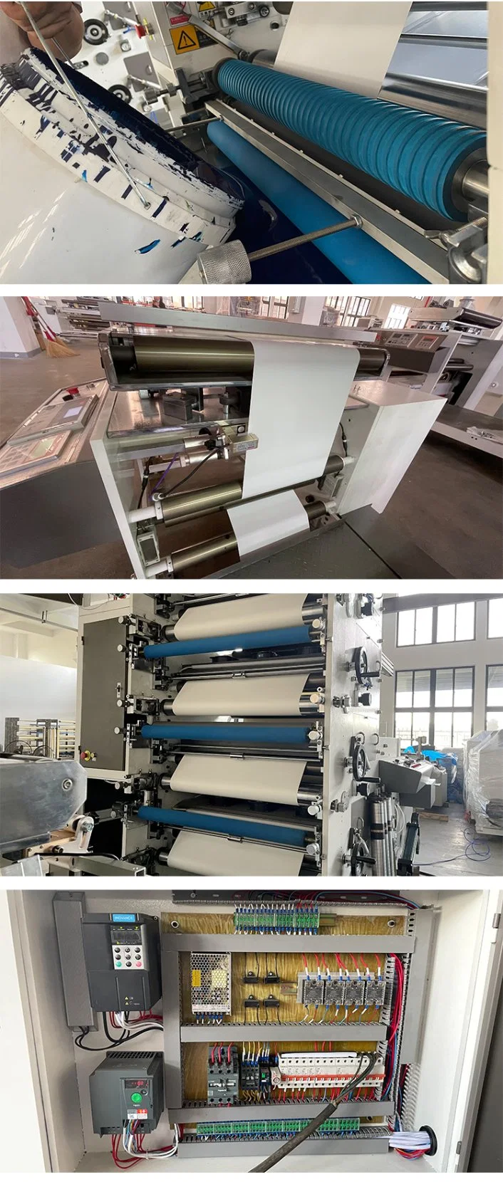 Multicolor Automatic Adhesive Paper Flexo Printing Machine