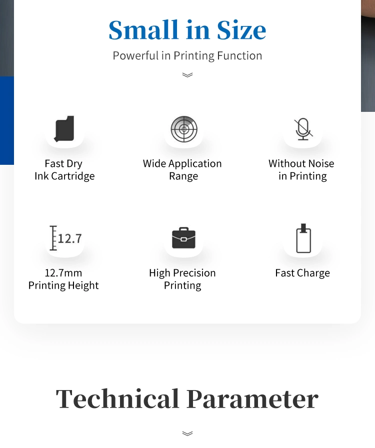 Bottle Printer Ink Jet for Expiry Date//Day Printing Handheld; Portable Printer