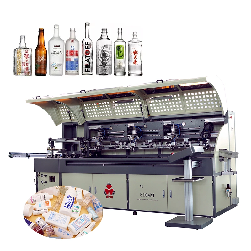 Automatic Bottle Screen Printing Machine for Pet Bottle Plastic Bottle Cups