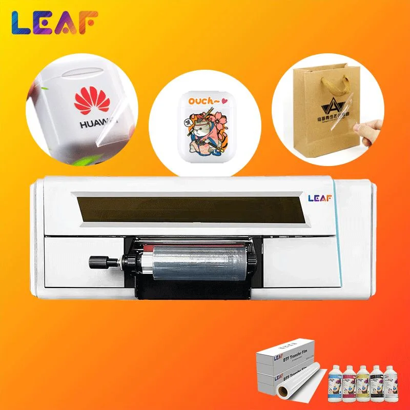 Leaf Wholesale Tumbler Transfer No Heat Needed Waterproof UV DTF printer Cup Wrap Transfers for Glass Beer Can Cup