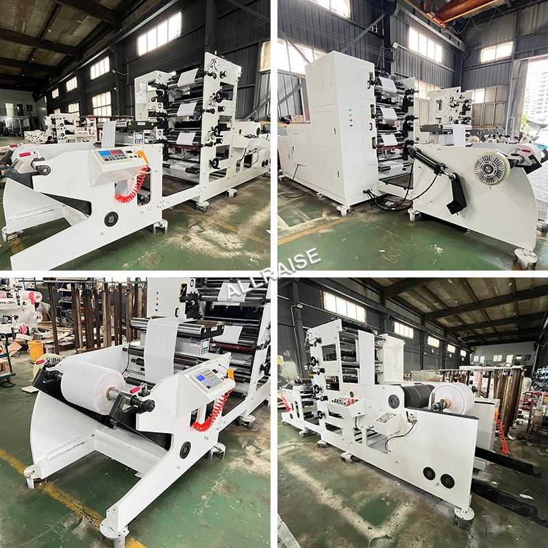 Automatic 4 Colors Roll to Roll Paper Cup Fan Printer Paper Cup Printing Machine Ice Cream Paper Cone Flexo Printing Machine