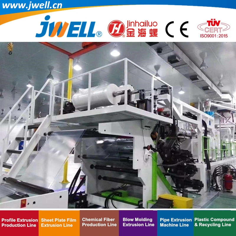 Jwell-PLA Pet Plastic Biodegradable Sheet Recycling Plastic Cup Making Extrusion Machine for Food Packing|3-D Printing|Garbage Bag|Agricultural Mulch Film