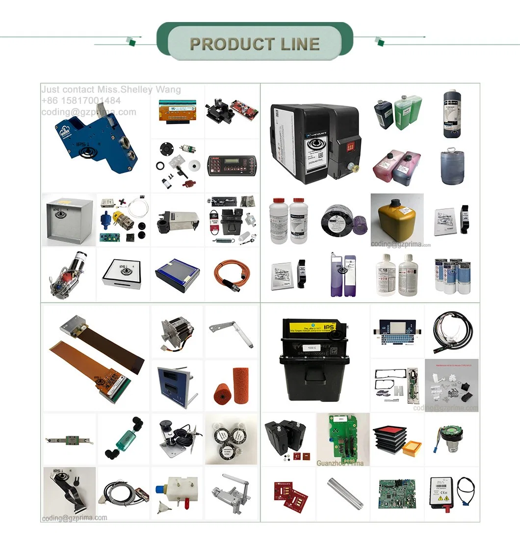 392184 Videojet 1620fg 6 M Hose 60u Nozzle with Positive Air Pressure Pump Food Grade Cij Printer Original