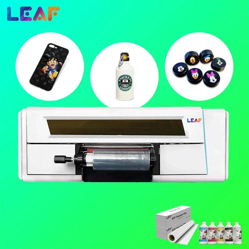 Leaf Wholesale Tumbler Transfer No Heat Needed Waterproof UV DTF printer Cup Wrap Transfers for Glass Beer Can Cup