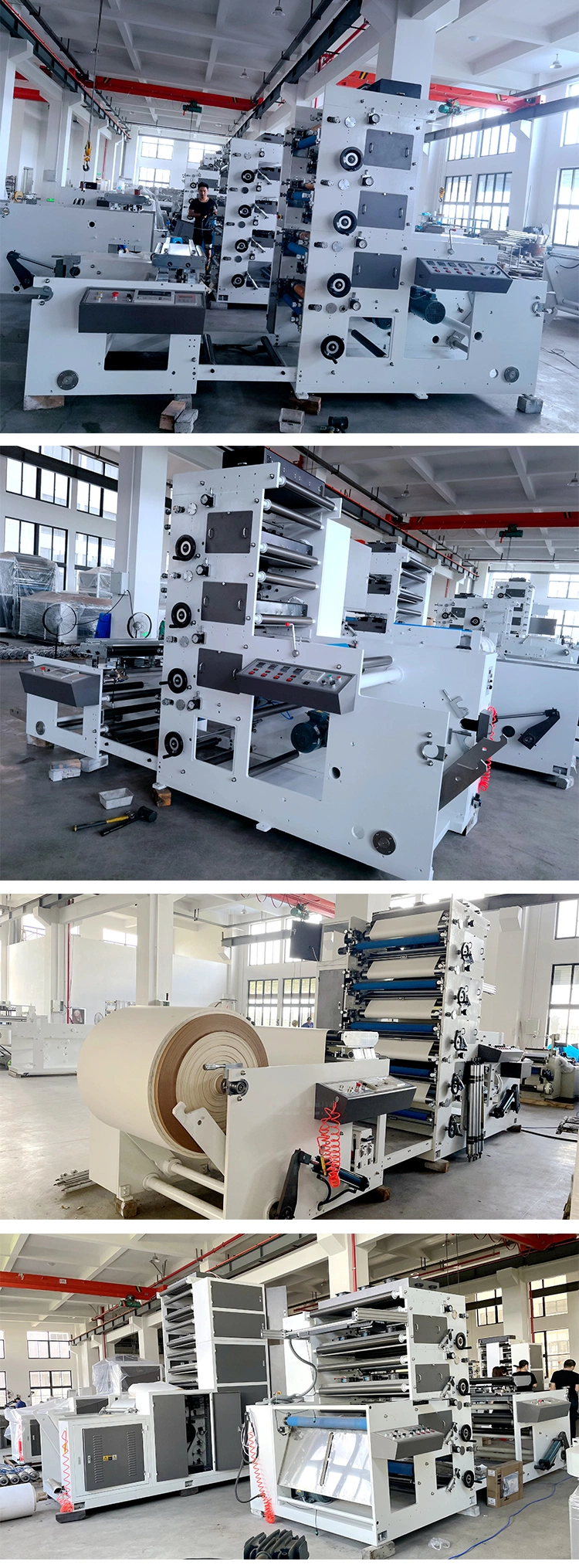 Multicolor Automatic Adhesive Paper Flexo Printing Machine