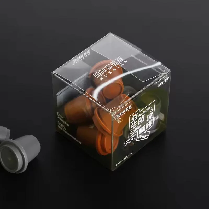 Transparent PVC Packaging Pet PP Plastic Box Color Printing Coffee Box