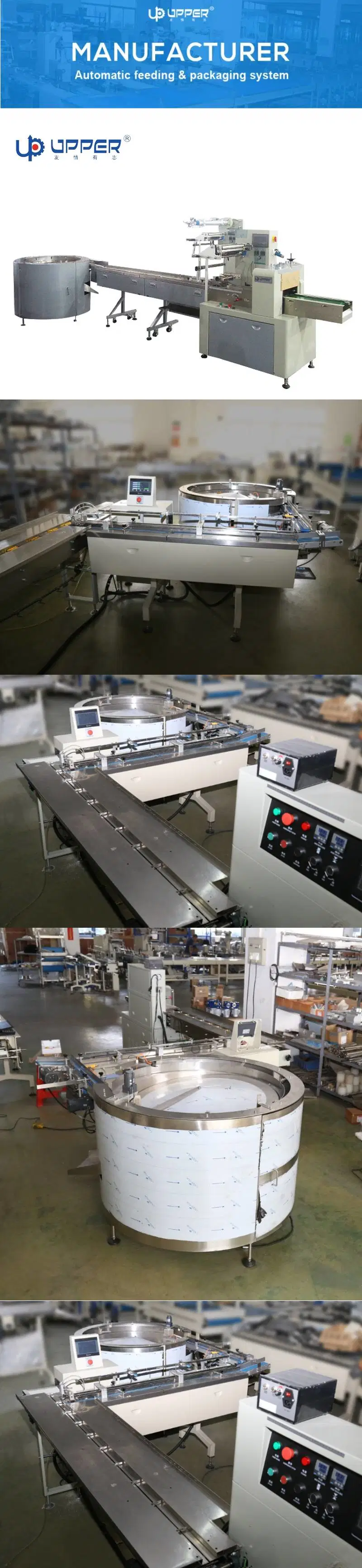 Automatic Rotary Table Pet Products Blister Packaging Machine Feeding Packaging Sealing Machine