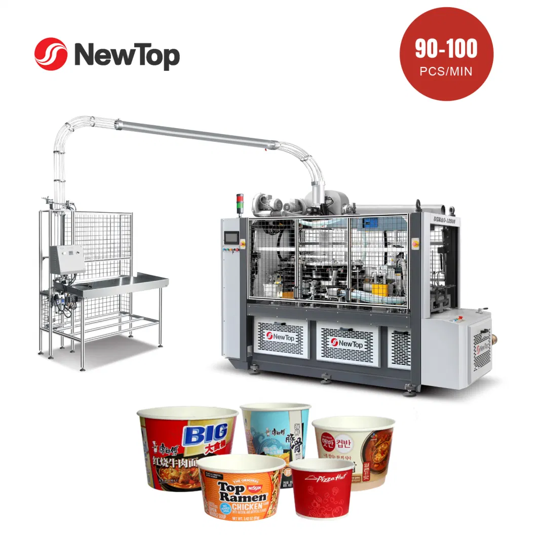 Beverage Without Logo Printing Newtop / New Debao Ice Cream Paper Cup Machine