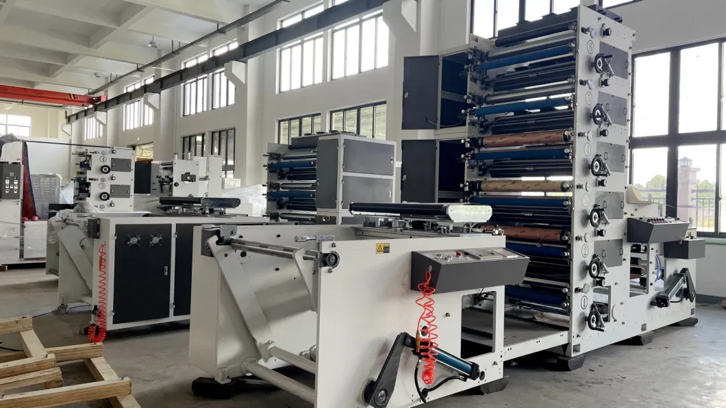 Multicolor Automatic Adhesive Paper Flexo Printing Machine