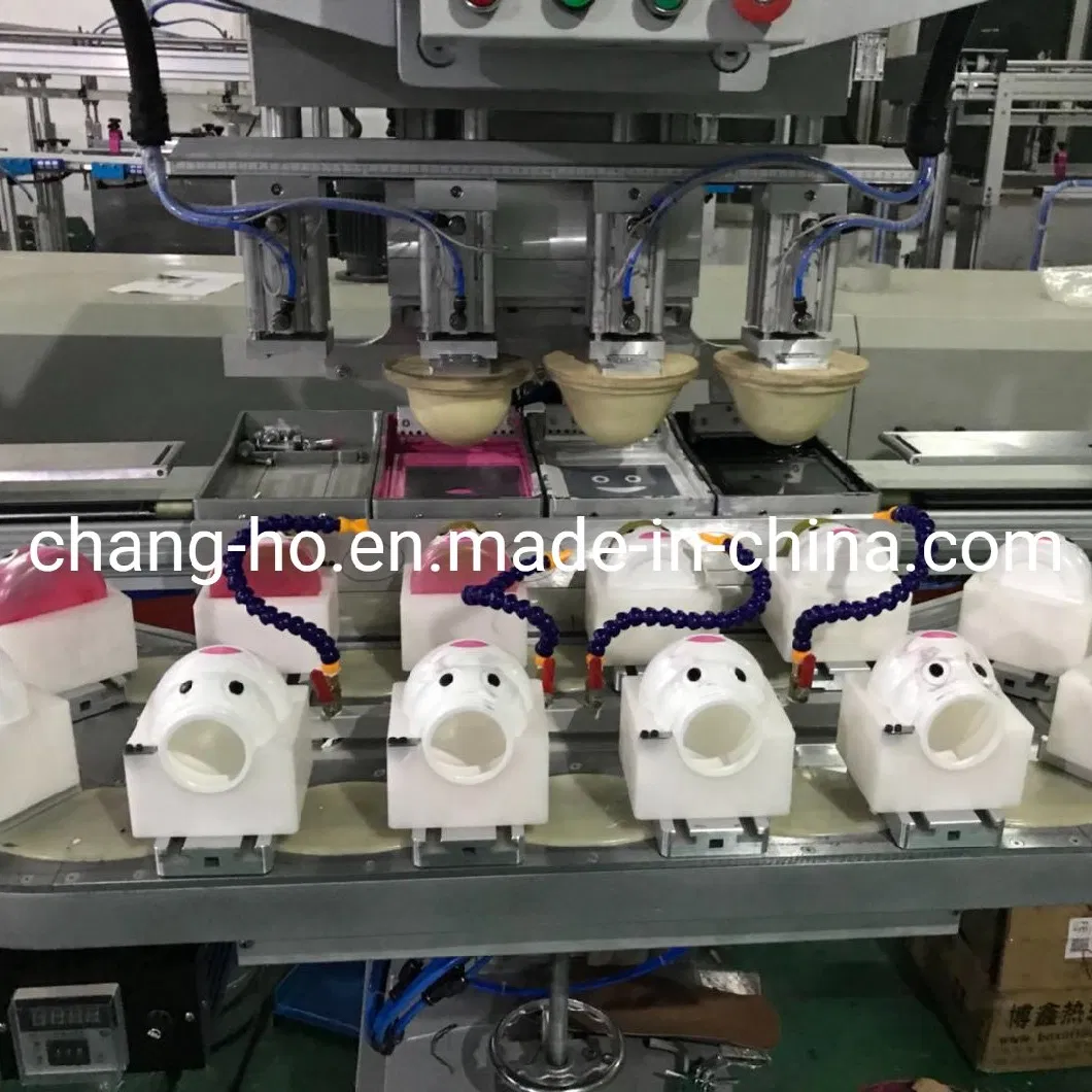 Plastic Lid 4 Color Pad Printing Machine