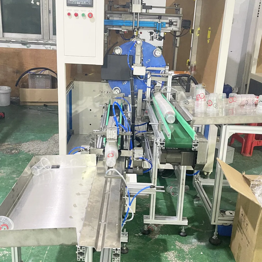 Paper Cup Automatic Screen Printing Machine Pet Cups