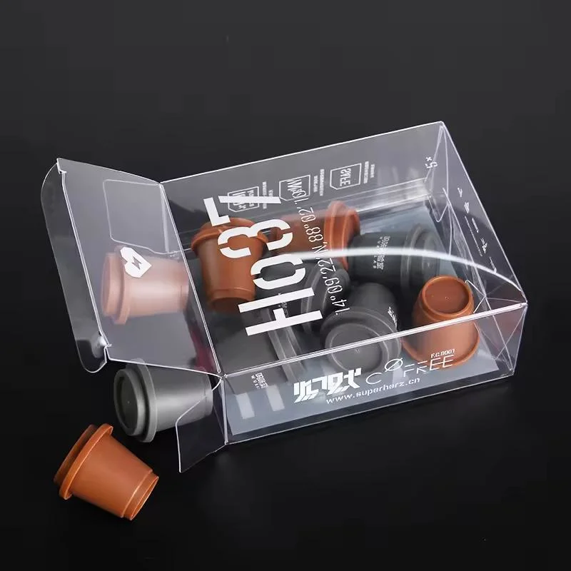 Transparent PVC Packaging Pet PP Plastic Box Color Printing Coffee Box