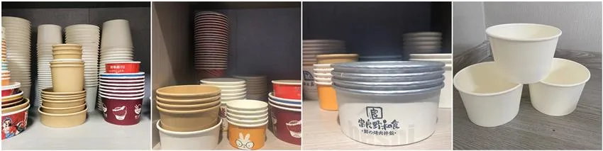 Custom High Quality Food Grade Ice Cream Paper Cup 12oz Disposable Paper Cup Bowl Forming Machine