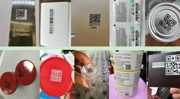 Drinking Caps Qr Code Printing Machine