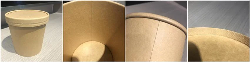 Custom High Quality Food Grade Ice Cream Paper Cup 12oz Disposable Paper Cup Bowl Forming Machine