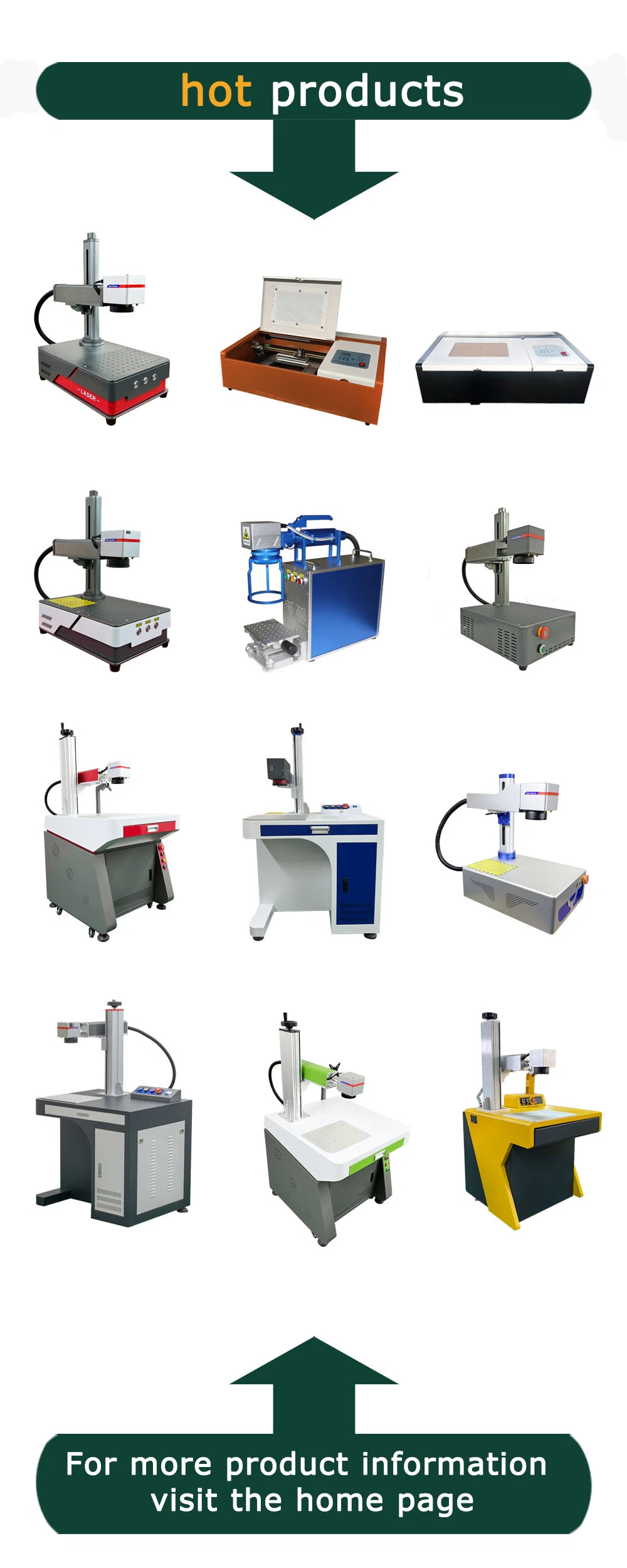 Metal Fiber Laser Printing Machine with Safe Cover/Hbs Portable Handheld Fiber Laser Marking Machine