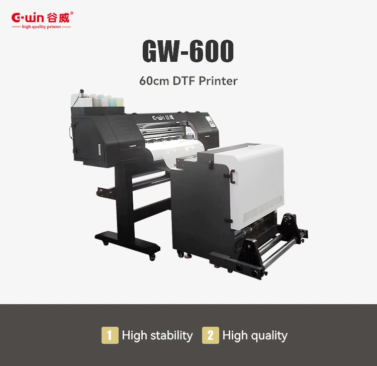 Dtf Printing Machine for T-Shirt A2 Size Printer with XP600 Print Head