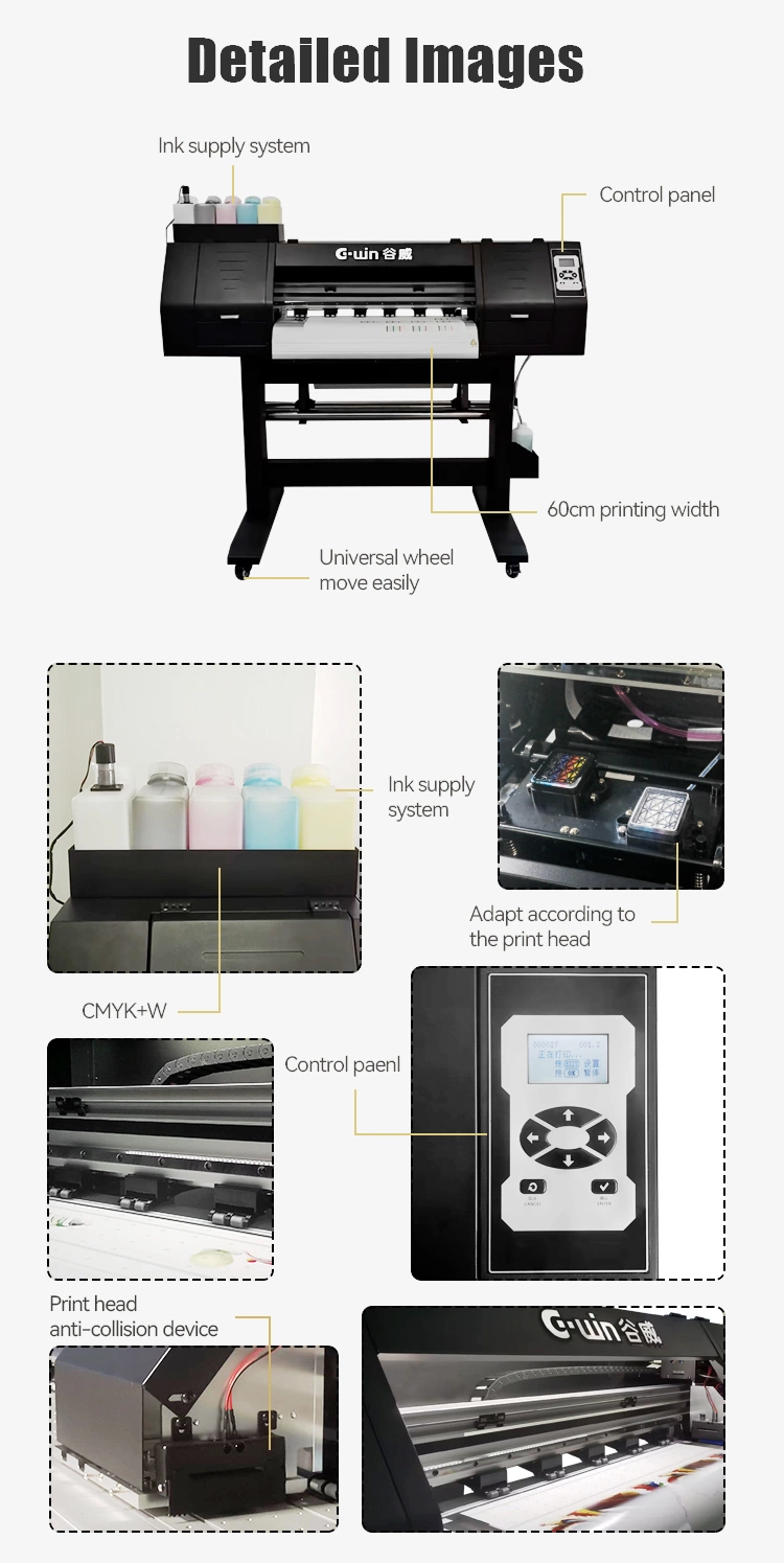 Dtf Printing Machine for T-Shirt A2 Size Printer with XP600 Print Head