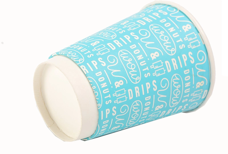 Factory Price Cardboard/Rigid Packaging Paper Cup Blue Tube