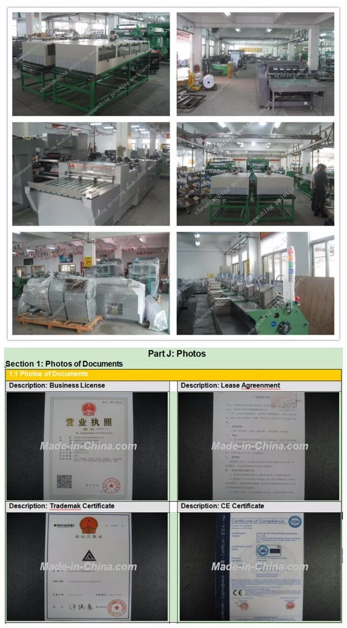 Exercise Book Paper Flexo Printing Machine with Two Cover Feeder