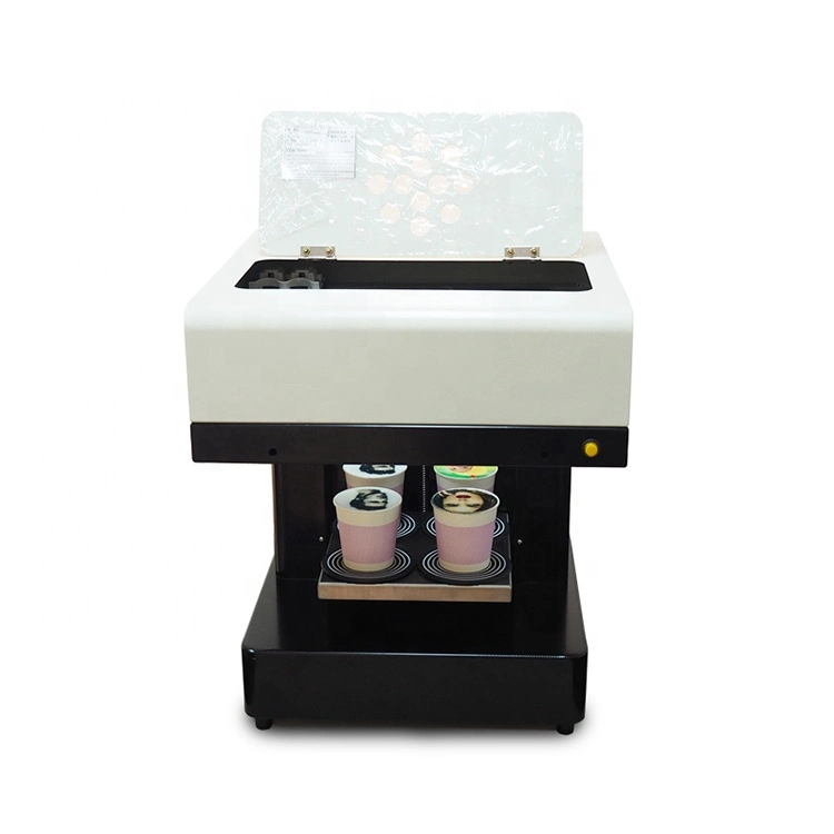 Cheapest Multicolor 4 Cups Coffee Cup Printer Machine Food Printer