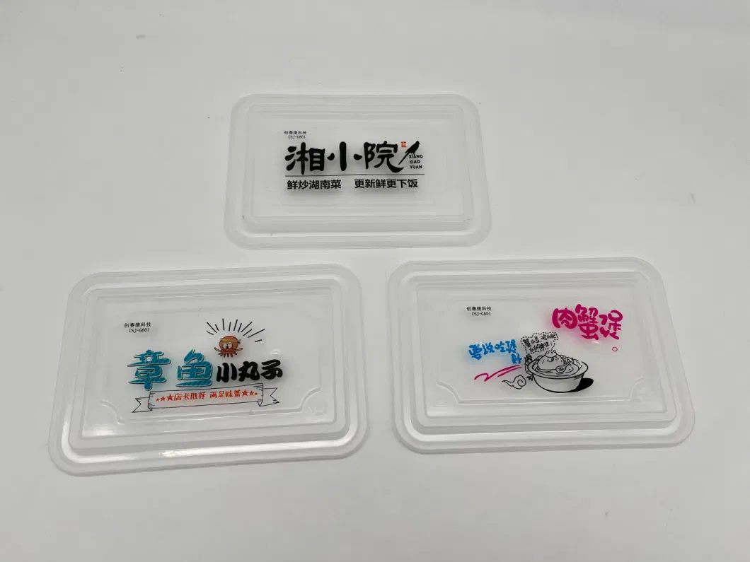 Plastic Meal Box UV Digital Color Printing Machine for Plastic Lids