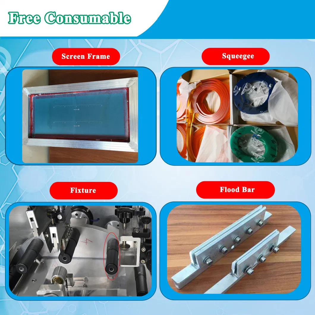 Automatic Cosmetic Plastic Lid Screen Printing Machine