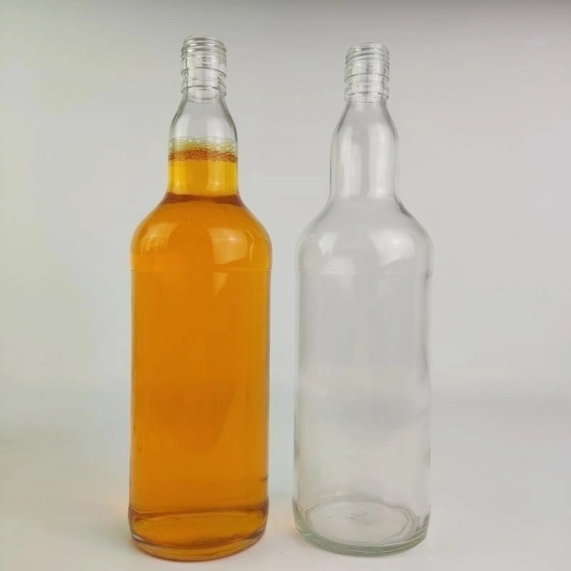 500ml Crystal Clear Liquor Bottle for Brandy Whisky Vodka