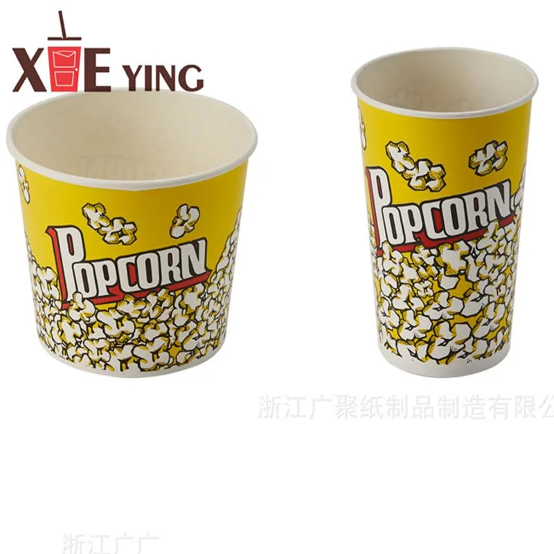 Custom Printed 24-170 Oz Disposable Popcorn Bucket of High Quality